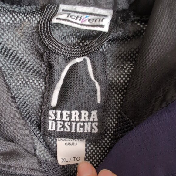 Vintage Y2K Lightweight Dark Green/Purple Windbreaker Sierra Designs, Size XL - Picture 6 of 9